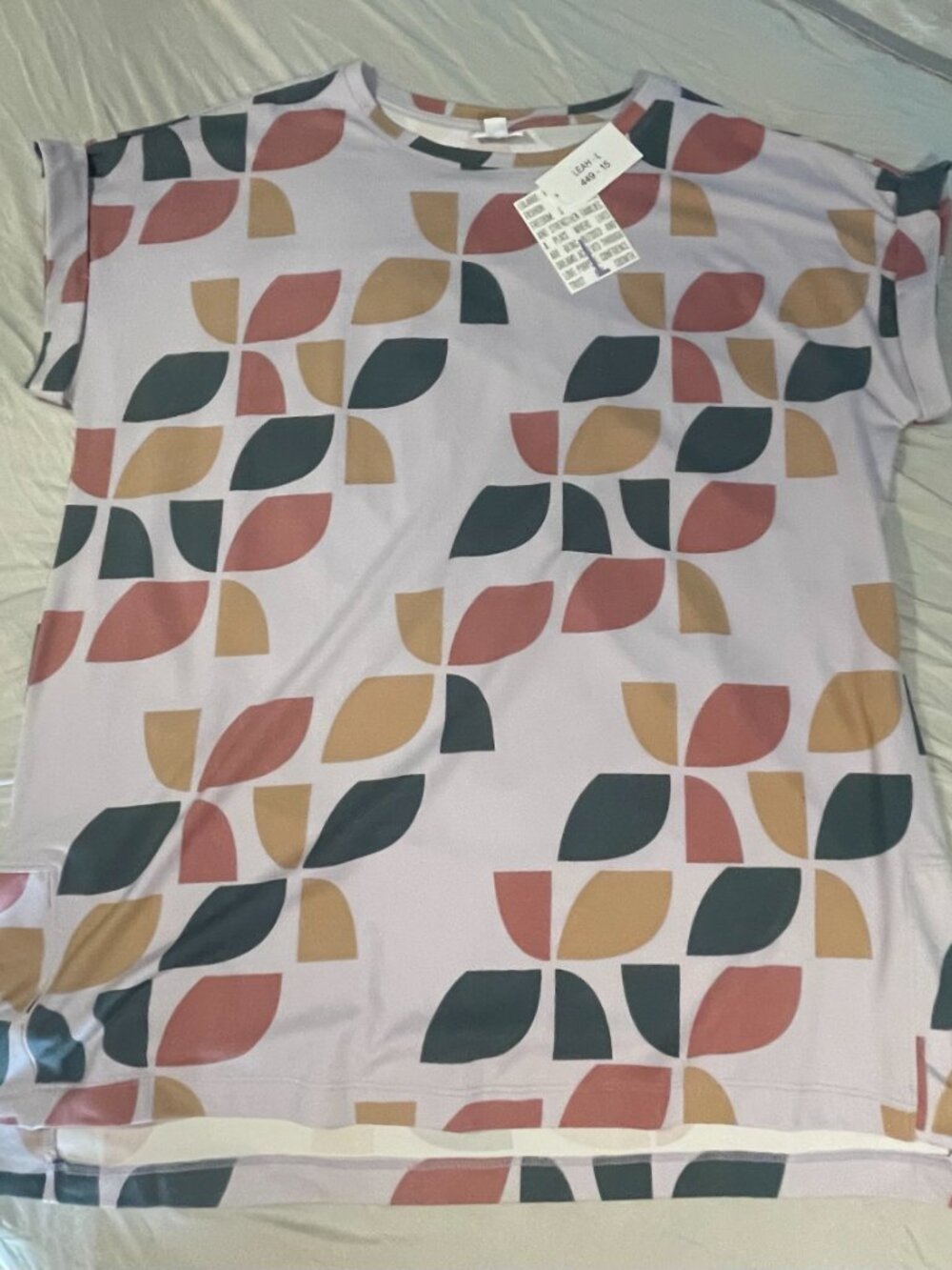 LuLaRoe Leah Tunic Large NWT